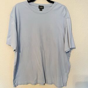 Men’s Neiman Marcus 100% Cotton Light Blue short sleeve T Shirt